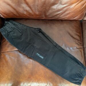 Boys Black Hip-hop Jogger Pants